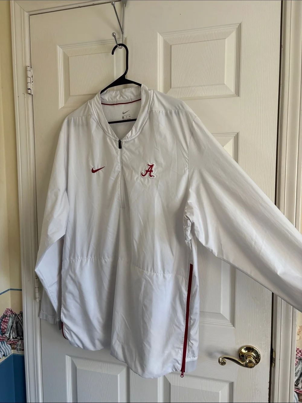 Nike “Crimsion Tide” Alabama Pullover Windbreaker Quarter-Zip